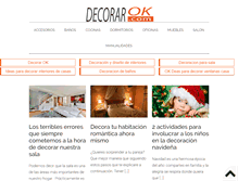 Tablet Screenshot of decorarok.com